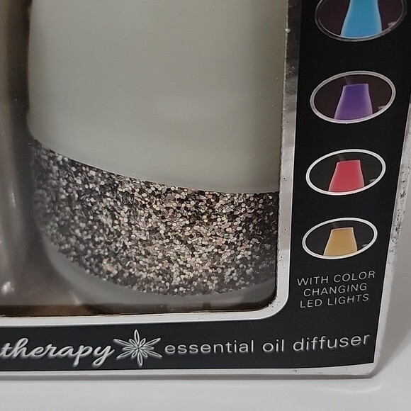 GOLDESSENCE  Aroma Therapy Essential Oil Sparkle Color Changing Diffuser NIB - Picture 4 of 8